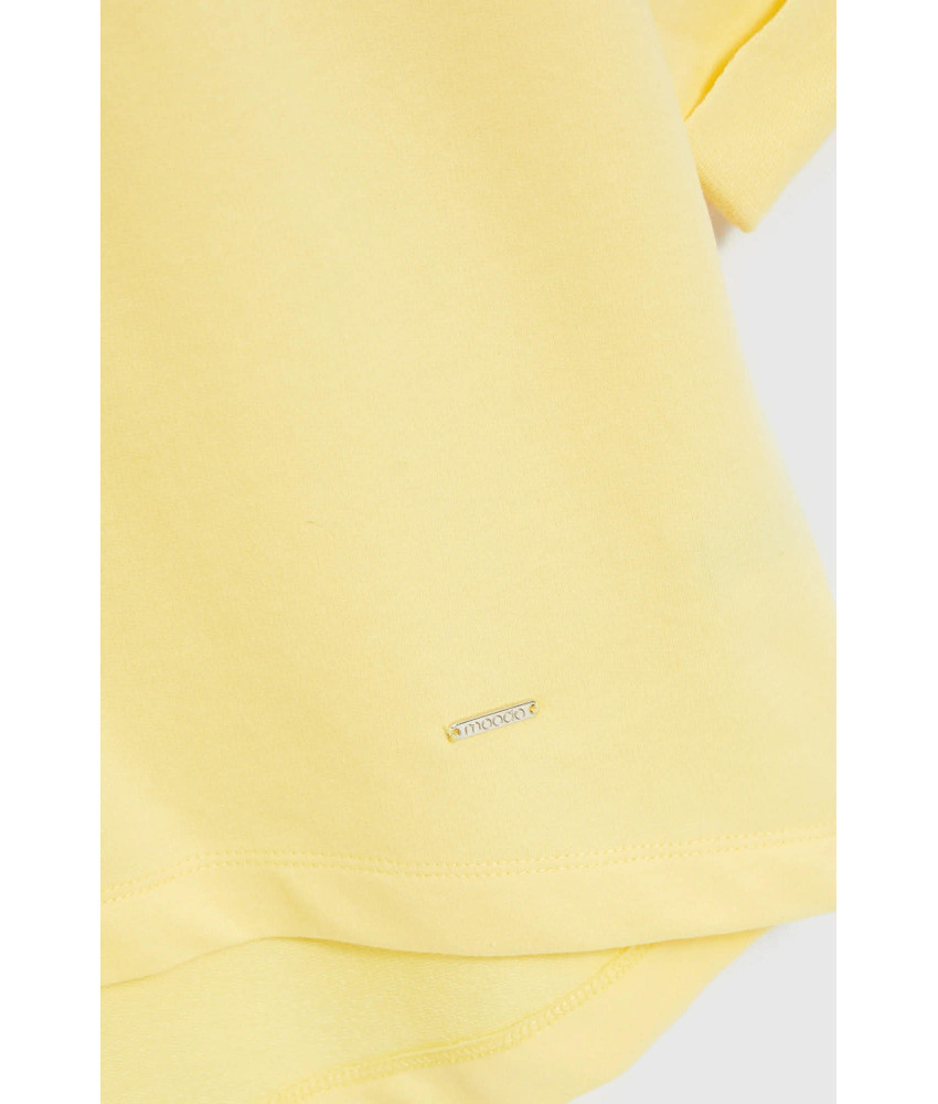 ΓΥΝΑΙΚΕΙΟ ΜΠΛΟΥΖΑ ΜΕ V ΛΑΙΜΟΚΟΨΗ ΣΕ ΚΙΤΡΙΟΝΟ ΧΡΩΜΑ