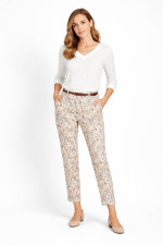 ΓΥΝΑΙΚΕΙΟ ΠΑΝΤΕΛΟΝΙ ΜΕ FLORAL & ETHNIC PRINT ΚΑΙ ΖΩΝΗ