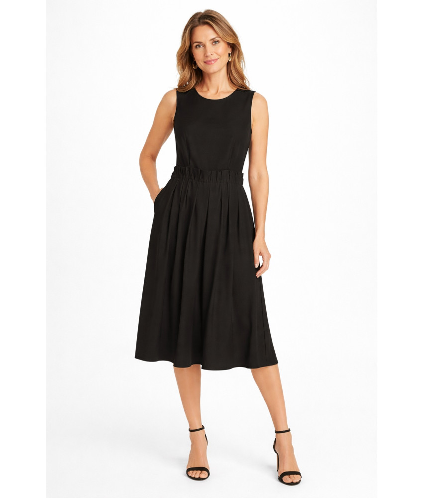 ΜΑΥΡΟ MIDI ΦΟΡΕΜΑ ΜΕ ΠΙΕΤΕΣ