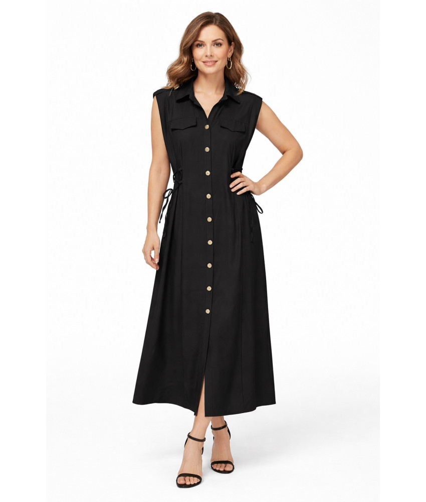 ΜΑΥΡΟ MIDI ΦΟΡΕΜΑ ΜΕ ΚΟΥΜΠΙΑ