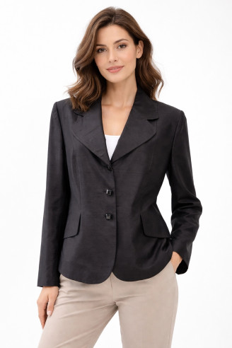 ΓΥΝΑΙΚΕΙΟ ΣΑΚΑΚΙ ΜΑΥΡΟ ΣΑΤΙΝΕ ΚΟΜΨΗ ΓΡΑΜΜΗ