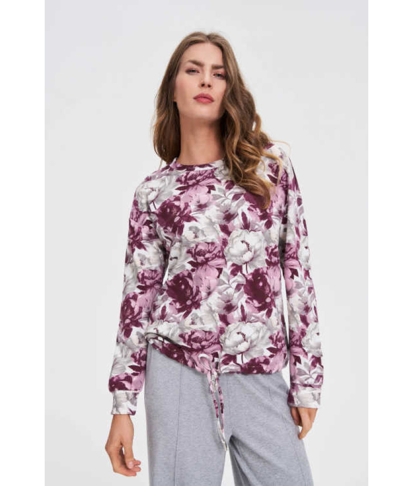 ΦΛΟΡΑΛ ΜΠΛΟΥΖΑ ΜΕ ΛΑΙΜΟΚΟΨΗ