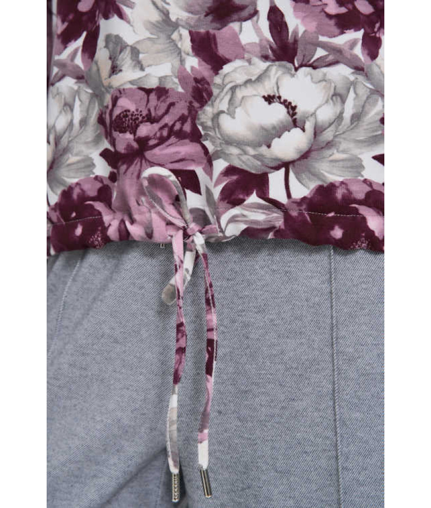 ΦΛΟΡΑΛ ΜΠΛΟΥΖΑ ΜΕ ΛΑΙΜΟΚΟΨΗ