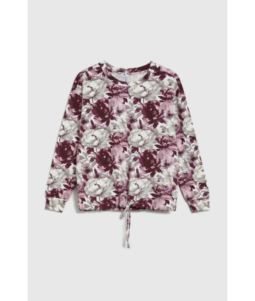 ΦΛΟΡΑΛ ΜΠΛΟΥΖΑ ΜΕ ΛΑΙΜΟΚΟΨΗ