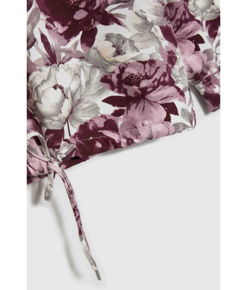 ΦΛΟΡΑΛ ΜΠΛΟΥΖΑ ΜΕ ΛΑΙΜΟΚΟΨΗ