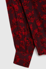 ΚΟΚΚΙΝΟ ΠΟΥΚΑΜΙΣΟ ΜΕ FIORAI ΣΧΕΔΙΟ